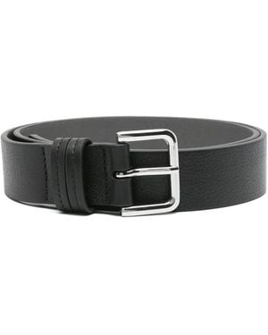 Marc O' Polo Grained Leather Belt - Grey