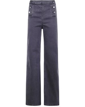 Twinset Button Cotton Jeans - Blue