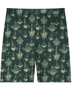 Givenchy Tailored Jogger Shorts_Dark - Green