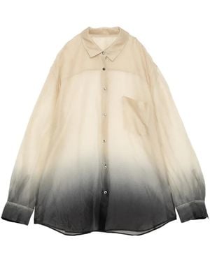 JNBY Gradient-Effect Shirt - Natural