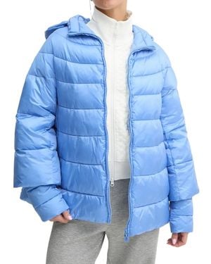 Sportalm Quilted Hooded Jacket - Blue
