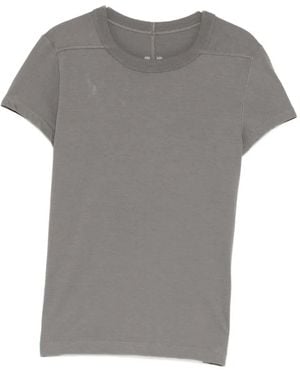 Rick Owens Cropped Level T-Shirt - Grey