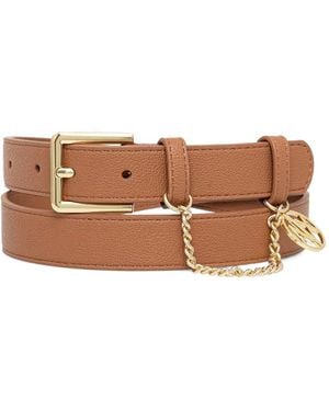 ARMANI EXCHANGE Chain-Detail Belt - Brown