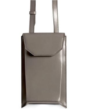 Merryl Tielman Joost Leather Cross Body Bag - Grey