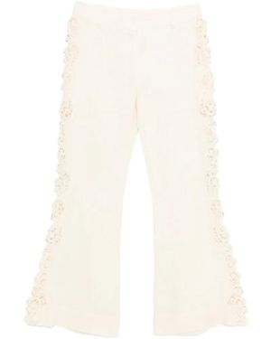 Zimmermann Awaken Embroidered Trousers - White