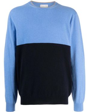 Johnstons of Elgin Fine-Knit Cashmere Jumper - Blue