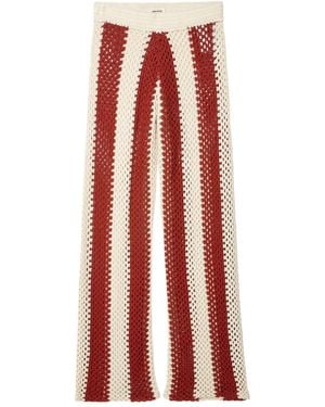 Zadig & Voltaire Tricot-Knit Trousers - Red