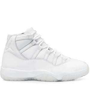 Comme des Garçons Leather High-Top Sneakers - White