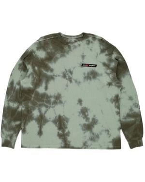 Pop Trading Co. Tie-Dye Waffle-Knit T-Shirt - Green