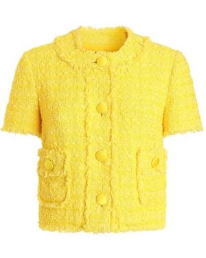Dolce & Gabbana Tweed Jacket - Yellow