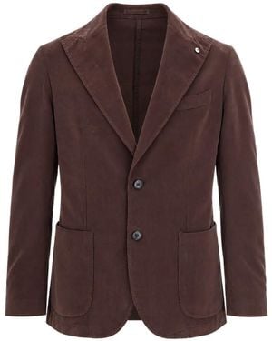 L.B.M. 1911 Corduroy-Effect Jacket - Brown