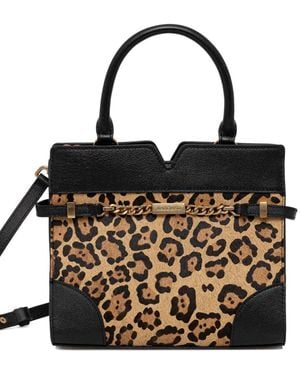 MARCIANO BY GUESS Leopard-Print Tote Bag - Black