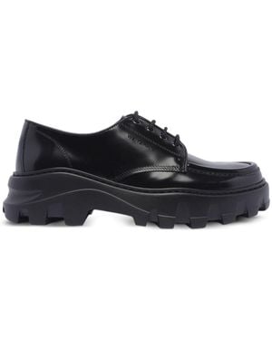 Stuart Weitzman Allan Derby Shoes - Black