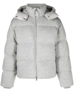 Mackage Gerippte Steven Jacke Mit Futter - Grau