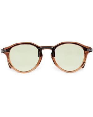Movitra Round-Frame Sunglasses - Metallic