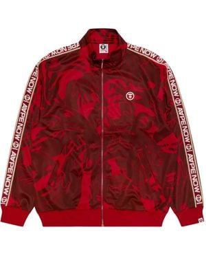 Aape By A Bathing Ape ボンバージャケット - レッド