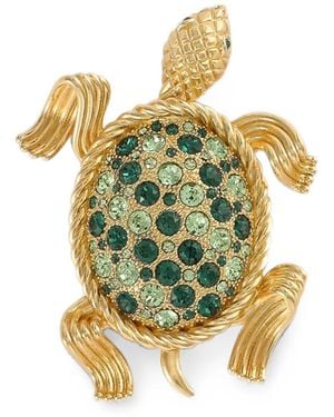 Dolce & Gabbana Turtle Brooch - Mettallic