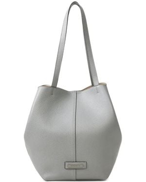 Bogner Neuwies Keiko Leather Detachable-Pouch Tote Bag - Grey