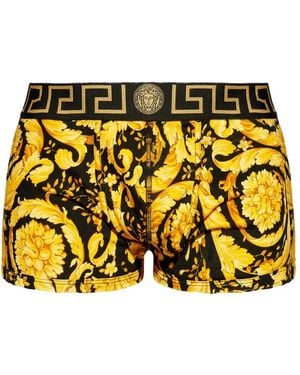 Versace Patterned Boxers - Yellow