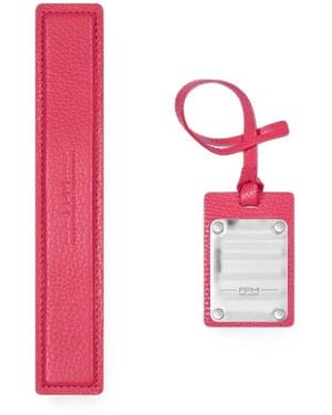 Fpm Milano Adressetikett Mit Logo-Gravur - Pink