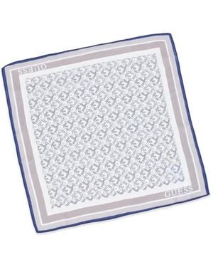 Guess Isabella G Chain Logo Foulard - White