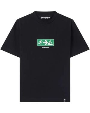 Palm Angels Street Signals Regular T-Shirt - Black