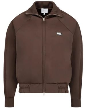 Rhude Madera Logo-Patch Jacket - Brown