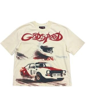 Godspeed Abu Dhabi Desert Challenge Graphic-Print T-Shirt - Pink