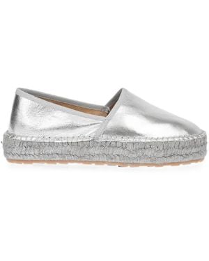 Moschino Round-Toe Espadrilles - White