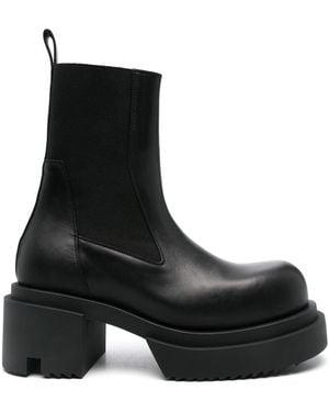 Rick Owens 85Mm Beatle Bogun Boots - Black