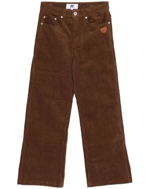 Chocoolate Ribfluwelen Broek - Bruin