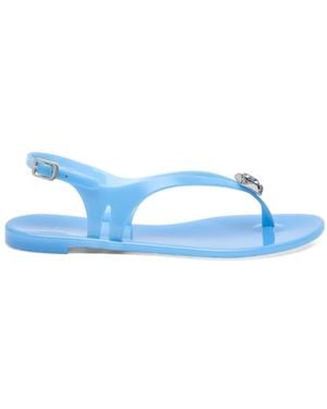 Casadei Chanclas Jelly Con Detalle De Hebilla - Azul