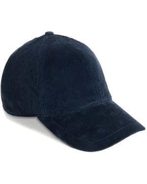Woolrich Corduroy Baseball Cap - Blue