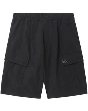 FIVE CM Cargo-Shorts Mit Logo-Stickerei - Schwarz