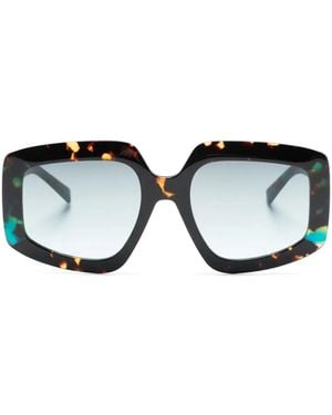 Missoni Geometric-Frame Sunglasses - Black