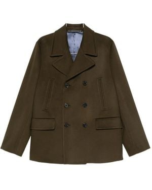 Paul Smith Double-breasted Coat - グリーン