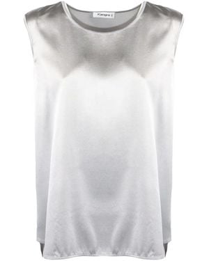 Kangra Sleeveless Top - White