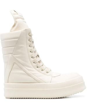 Rick Owens Mega Geobasket Sneakers - Natur