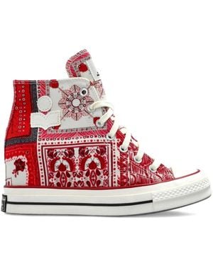 Converse X Isabel Marant Chuck 70 High-Top Trainers - Red