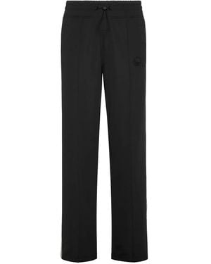 Philipp Plein Logo-Patch Track Trousers - Black