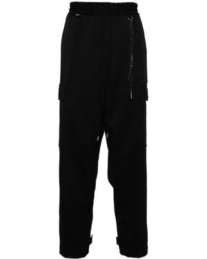 MASTERMIND WORLD Jersey Cargo Pants - Black