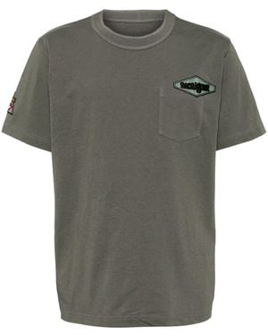 Sacai Gonz パッチ Tシャツ - グレー