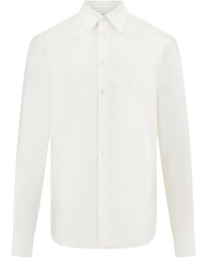 Ferragamo F-Embroidered Shirt - White