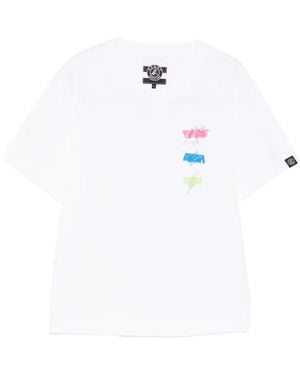 SPORT b. by agnès b. Logo-Embossed T-Shirt - White