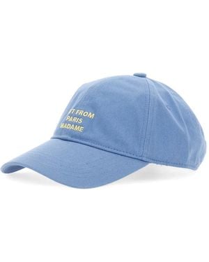 Drole de Monsieur Embroidery Cap - Blue