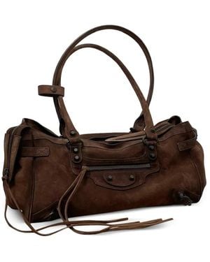 Balenciaga Le City East West Shoulder Bag - Brown