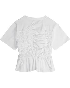 Cecilie Bahnsen Ace T-Shirt in White | Lyst