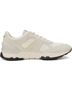 Marc O' Polo Peter Sneakers Met Mesh Vlakken - Wit