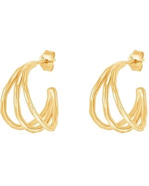 Dower & Hall Orecchini A Cerchio - Metallizzato