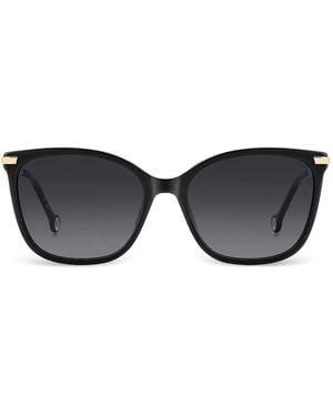 Carolina Herrera Detail Cat-Eye Sunglasses - Black